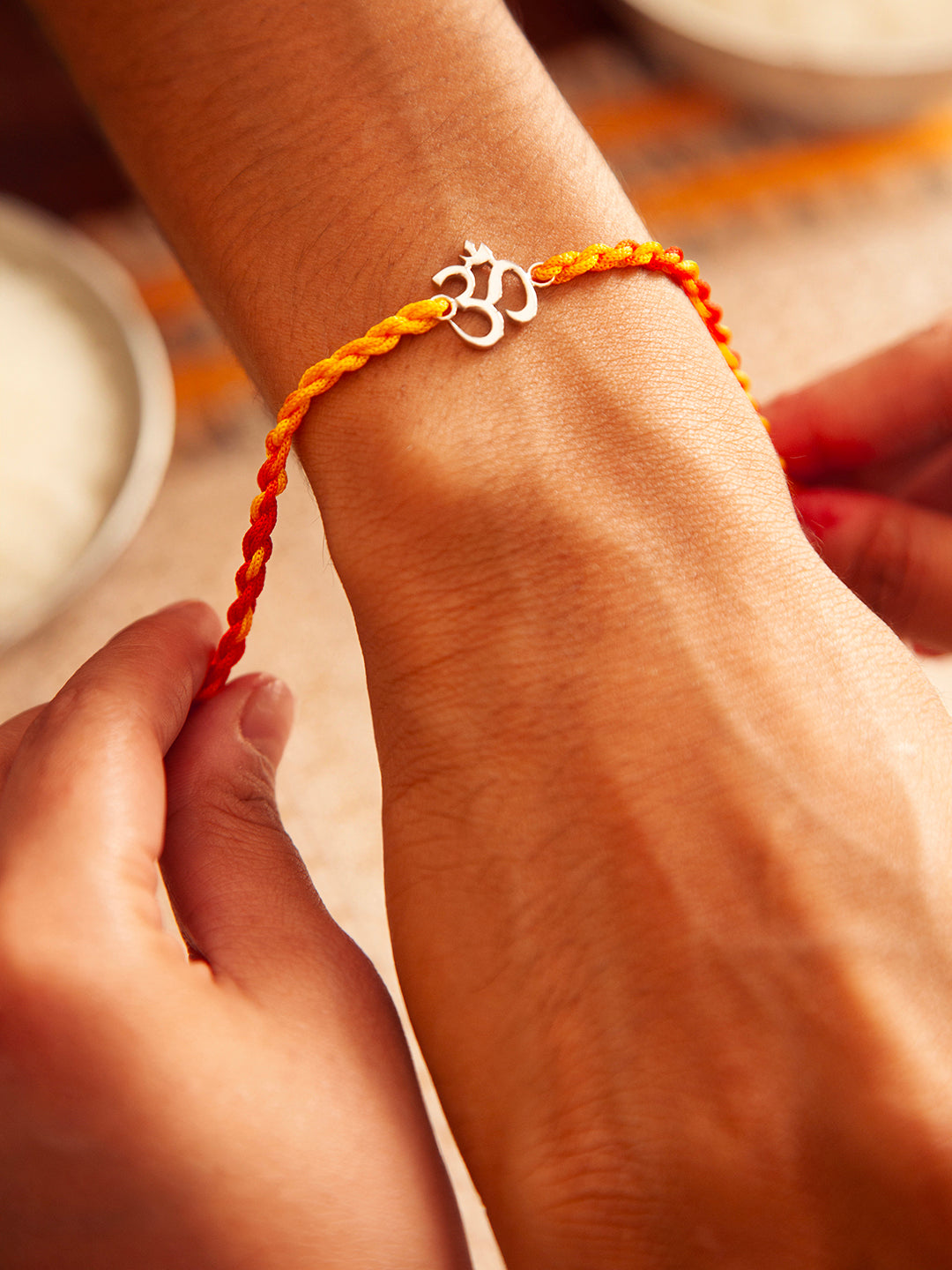 925 Silver Plated Rakhi