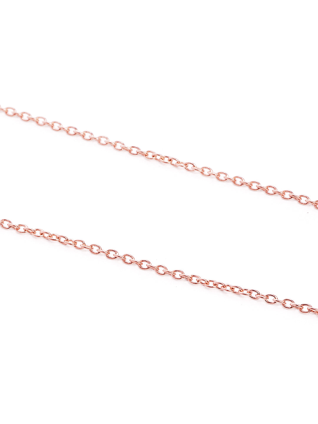 925 Silver Rose Gold Plated Swan Pendant with Chain