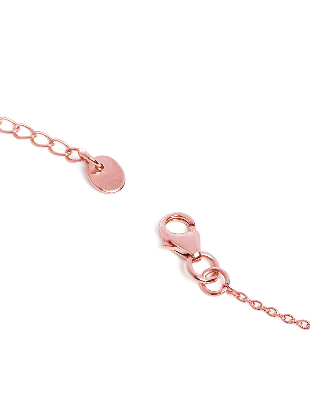 925 Silver Rose Gold Plated Swan Pendant with Chain