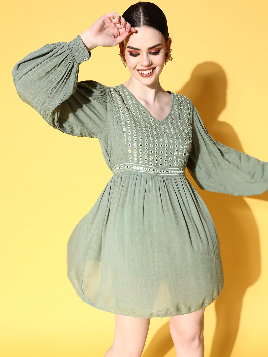 rayon a line dress Buy Rust Floral Printed Rayon A-line Dress Online for Woman