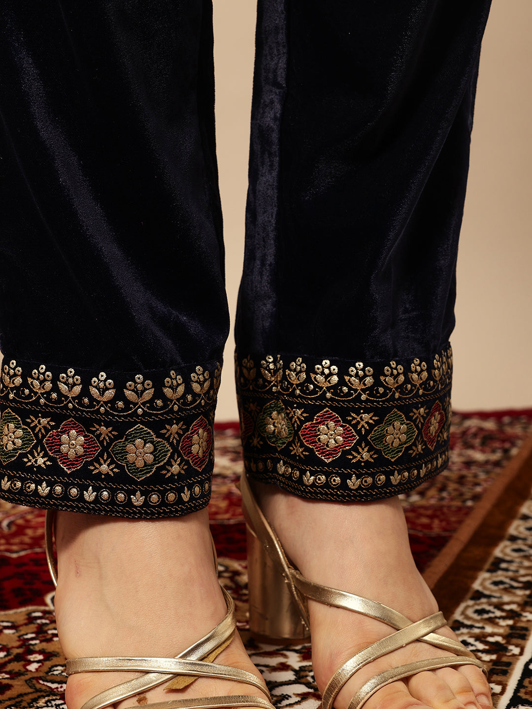 Rich Navy Blue  Regular Co-ords