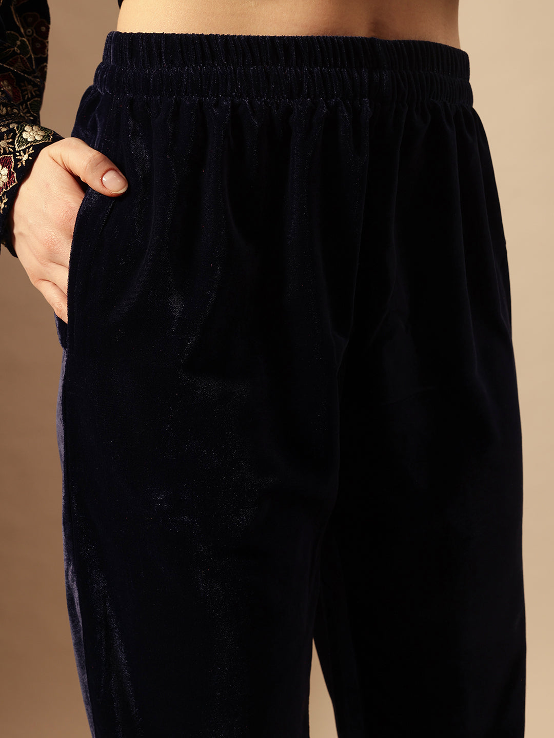 Rich Navy Blue  Regular Co-ords