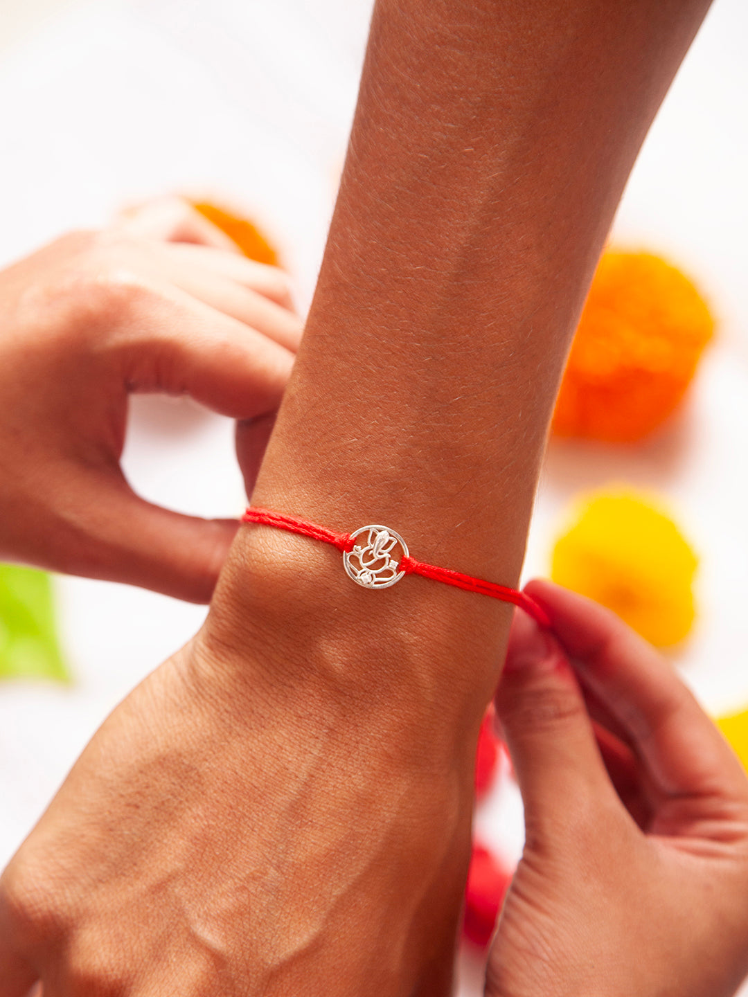 925 Silver Plated Rakhi