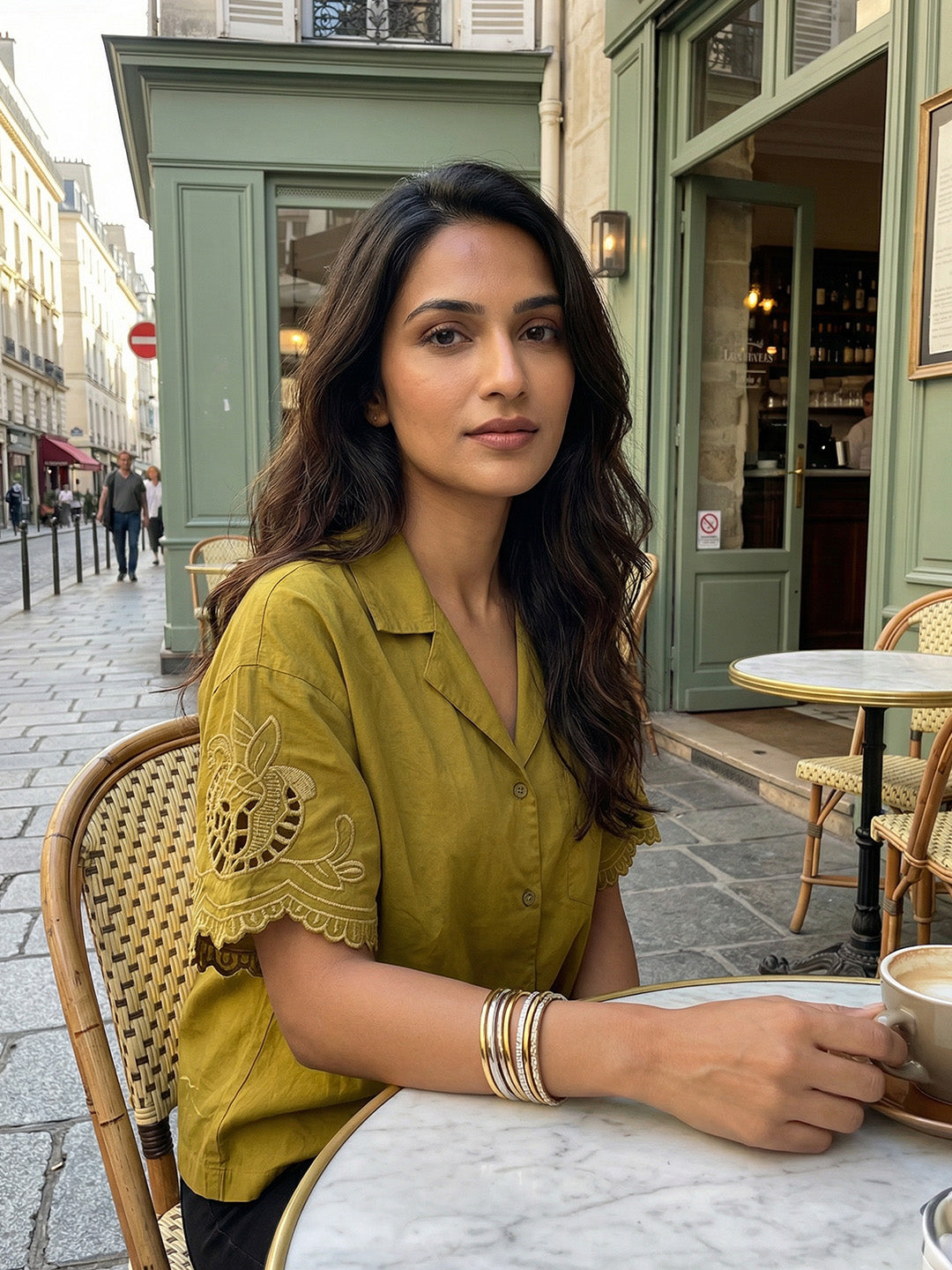 Comfy Olive green Straight Shirt