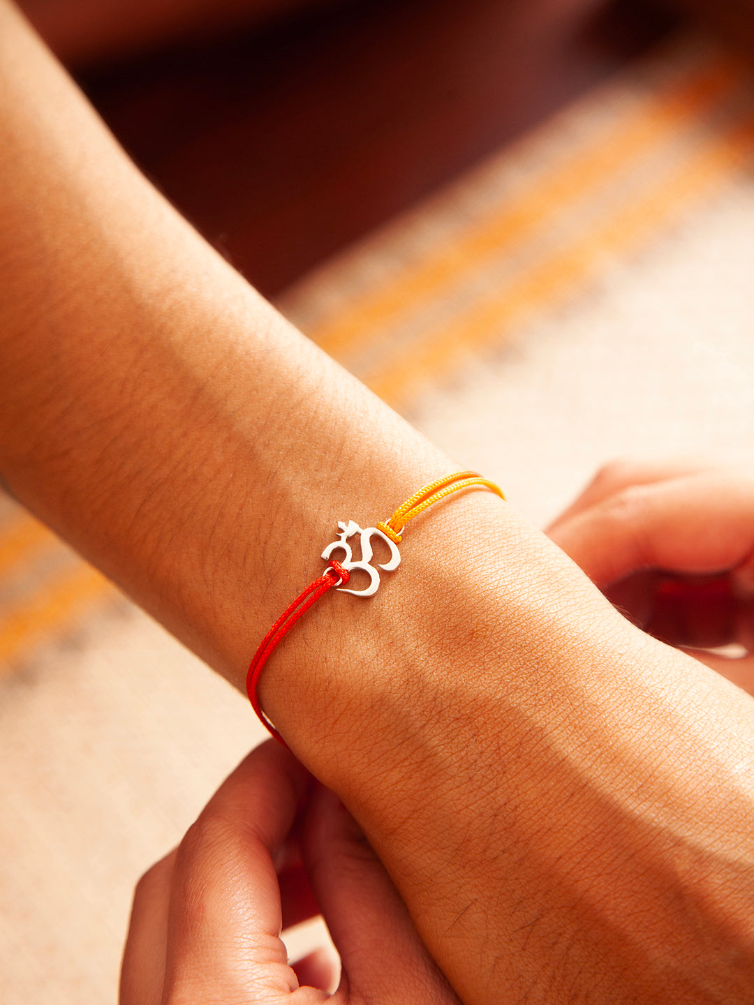 925 Silver Silver Plated Rakhi