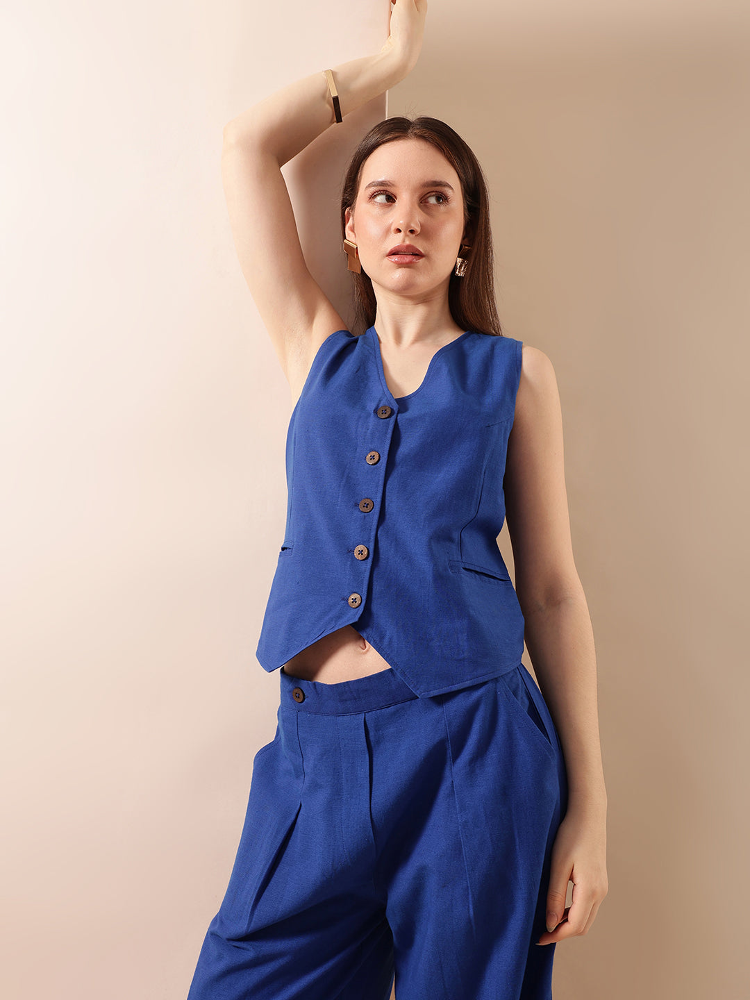 Comfy Royal Blue Straight Co-Ords