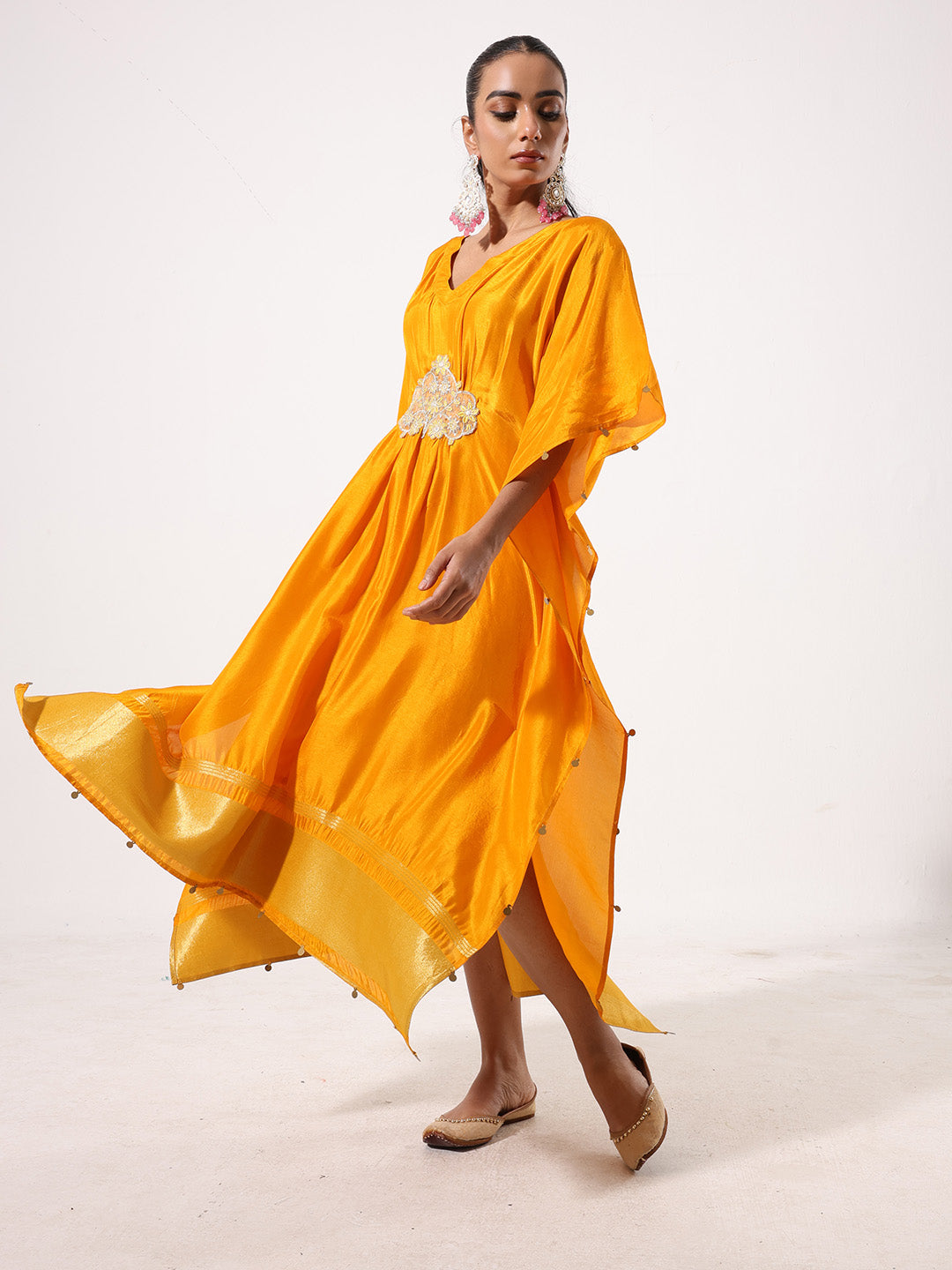 Comfy Yellow  Relaxed Dresses