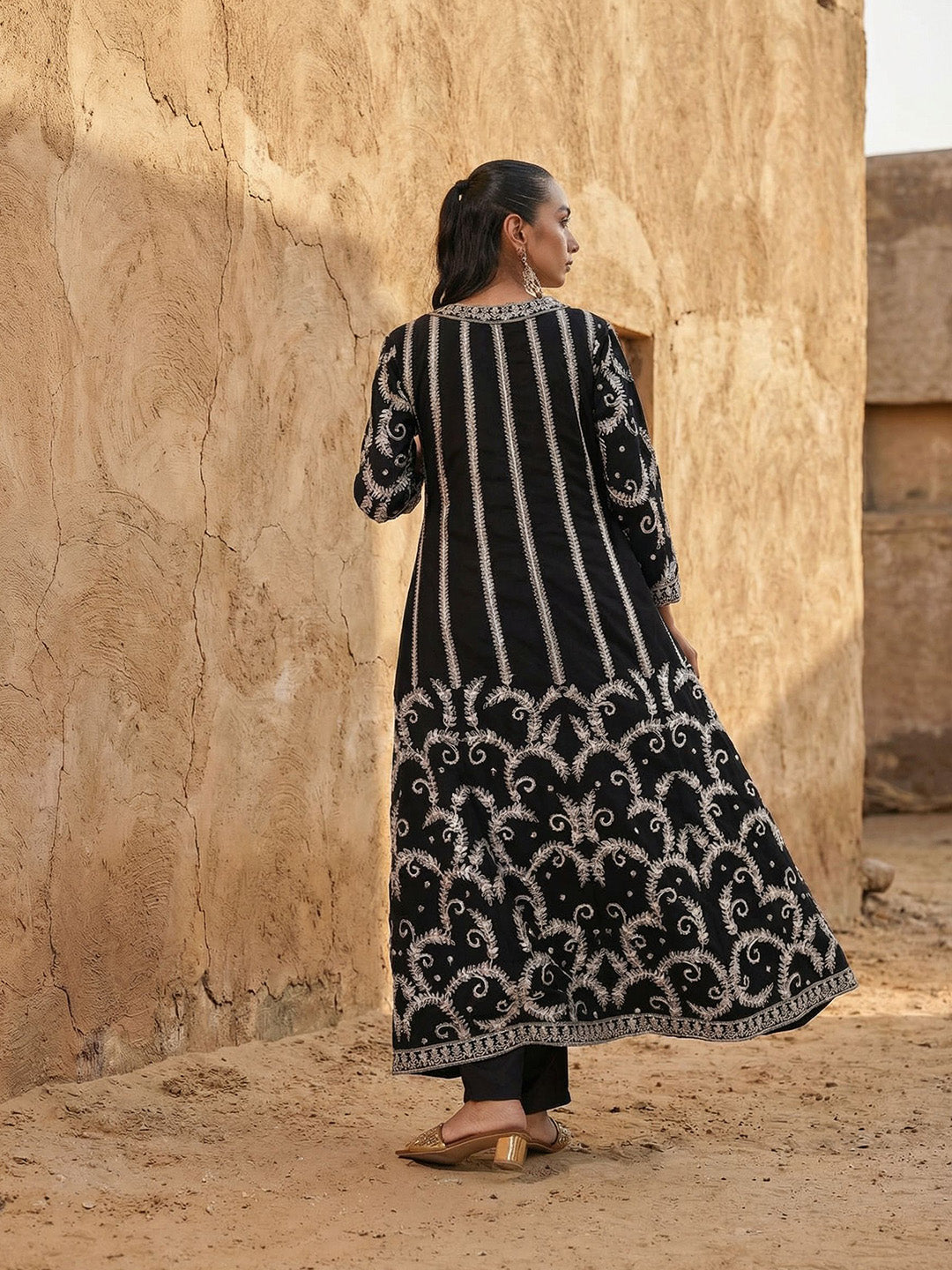 Rich Black A Line Dresses