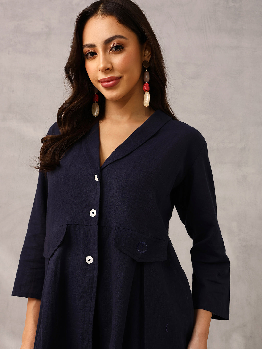 Navy Tailored Workwear Blazer with Trouser
