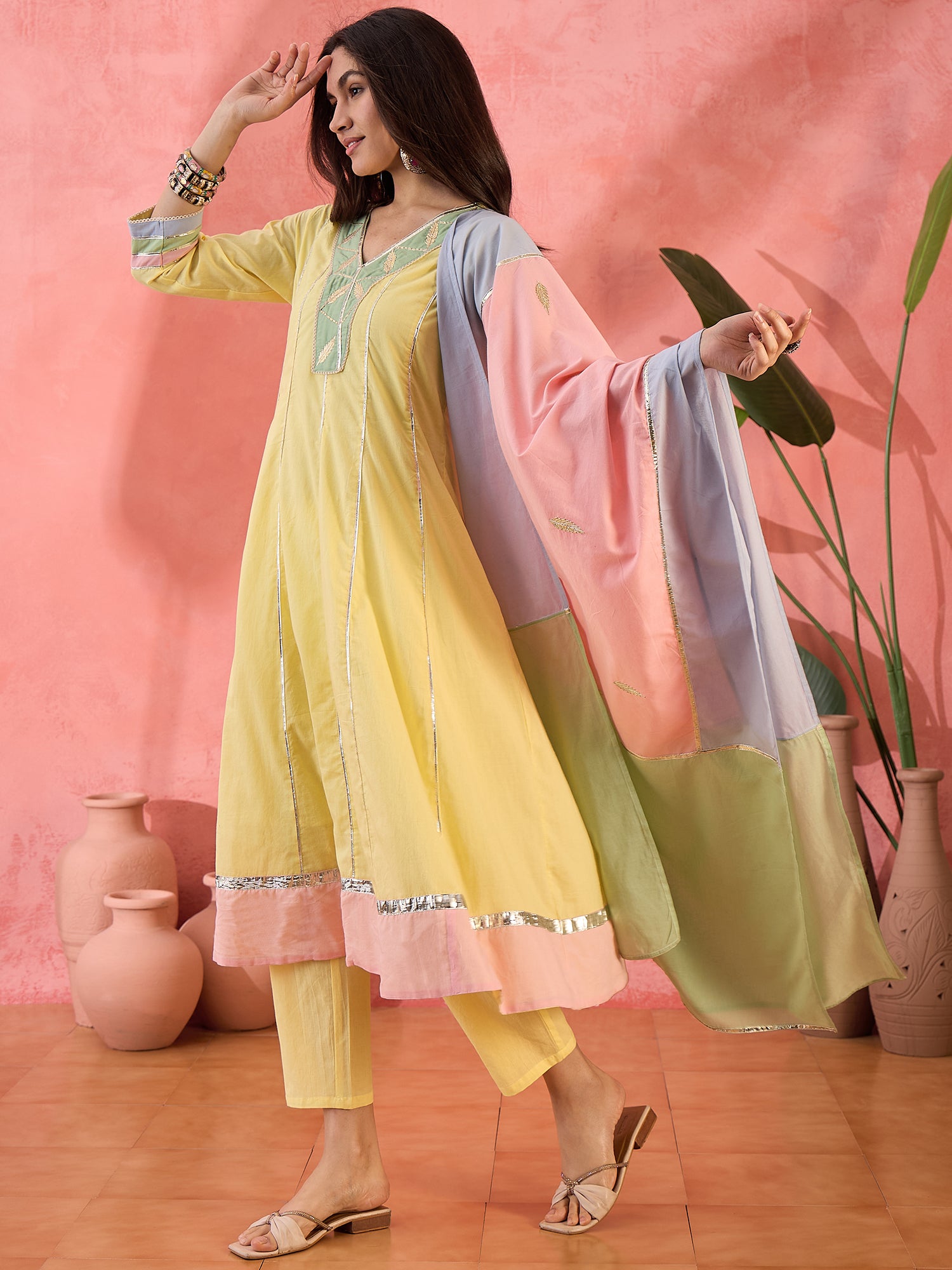Comfy Embroidered Pure Cotton Kurta Sets