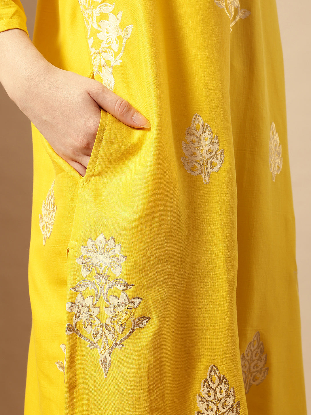 Graceful Avacado A Line Kurta Sets