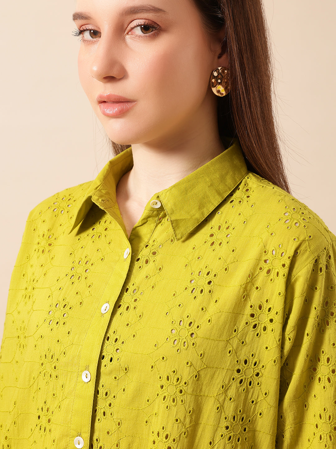 Graceful Avacado A Line Kurta Sets