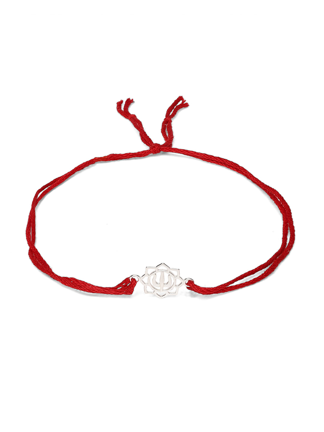 925 Silver Silver Plated Rakhi