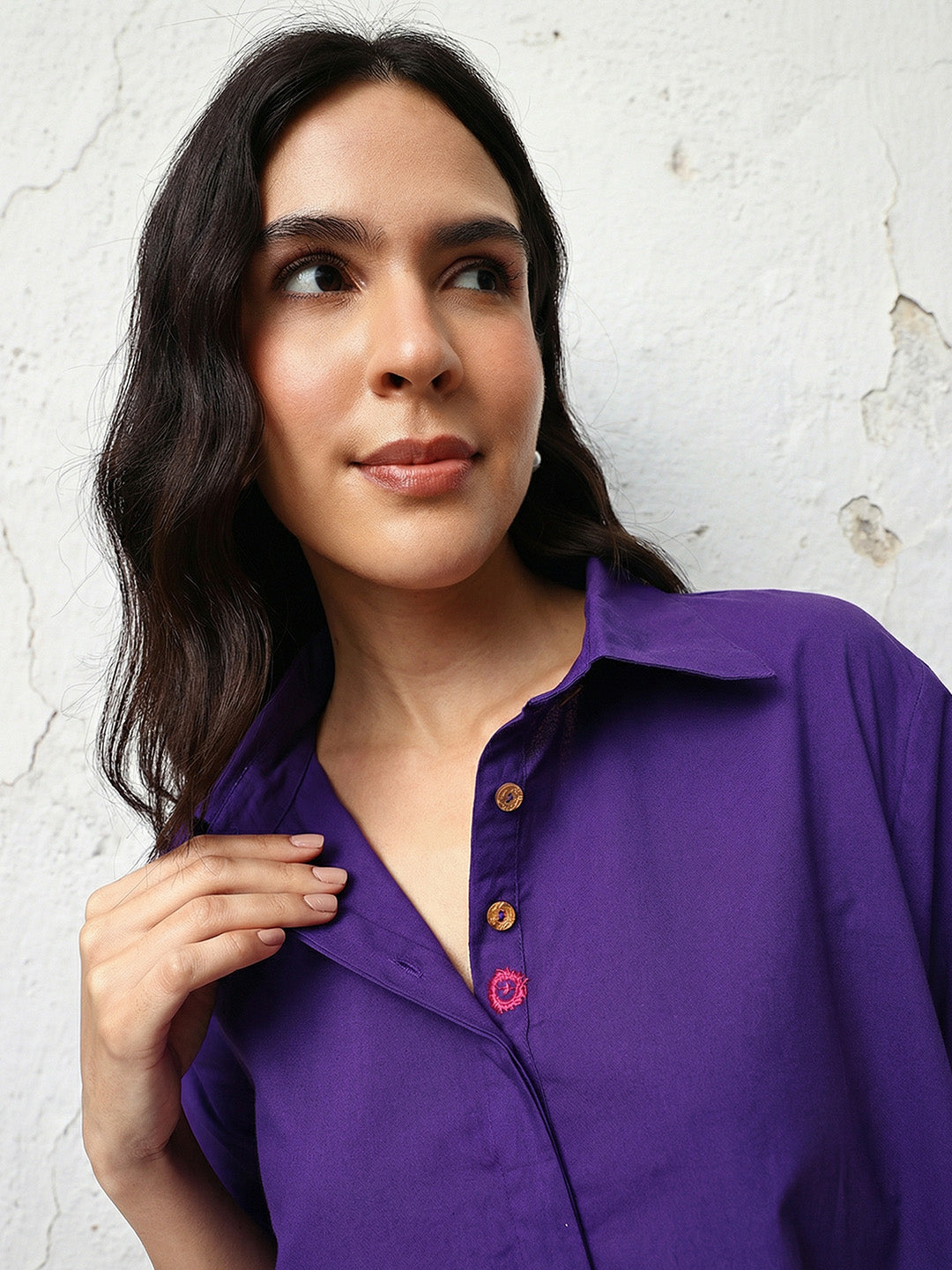 Comfy Purple A Line Dresses