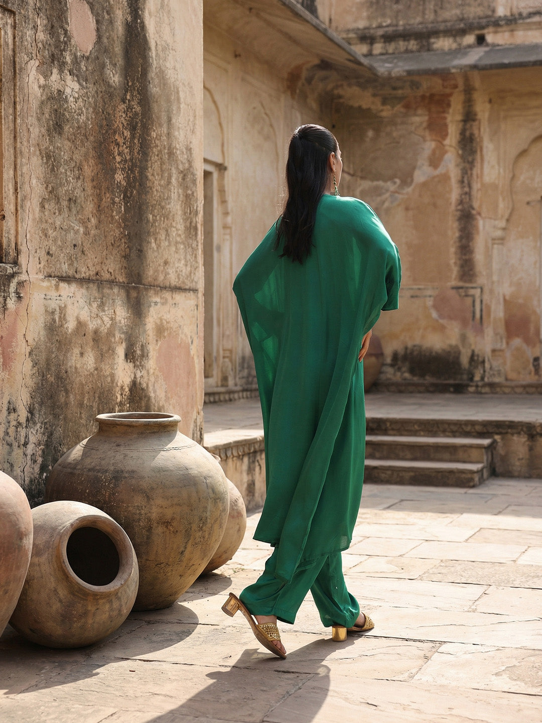 Rich Green  Relaxed Fit Co-ords