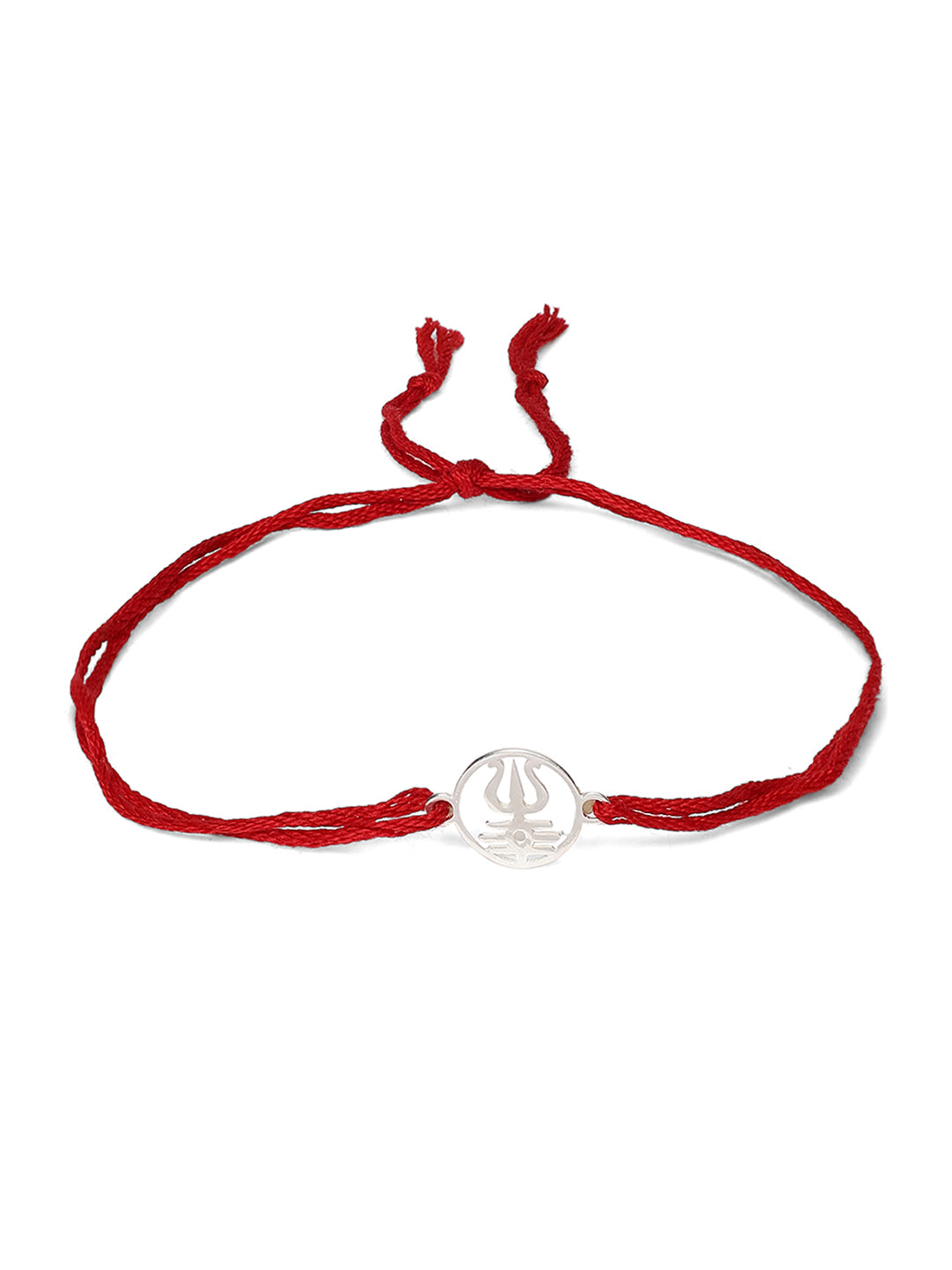 925 Silver White Colour Silver Plated Rakhi
