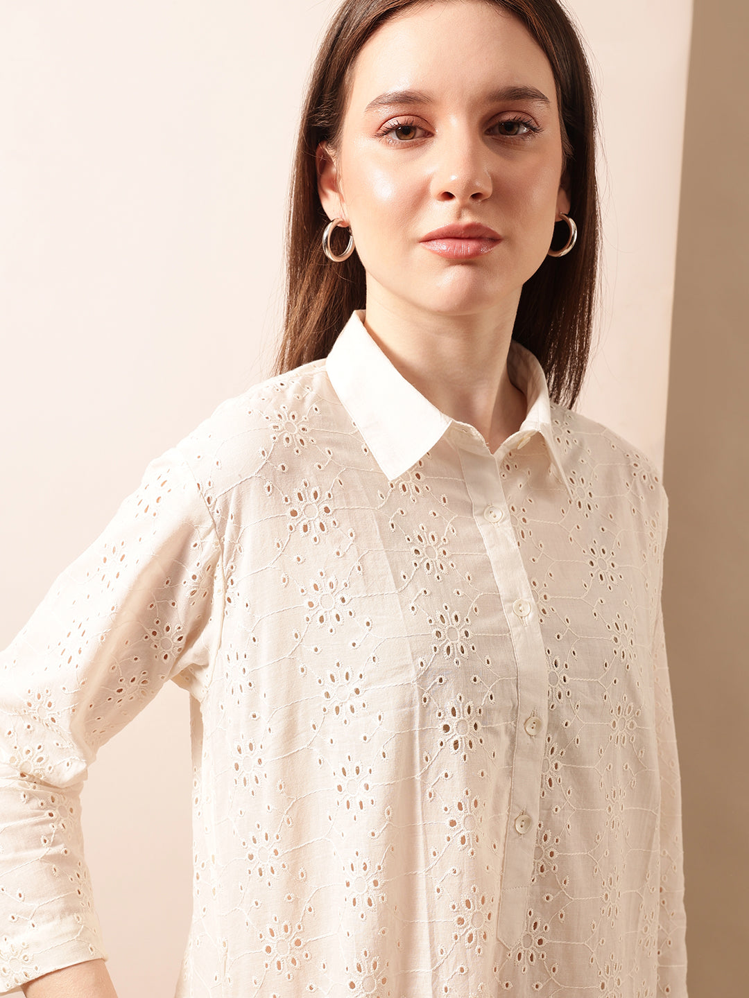 Graceful Natural A Line Kurta Sets