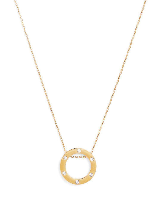 Ishin White  Colour Gold Plated Artificial Stones And Beads Chain