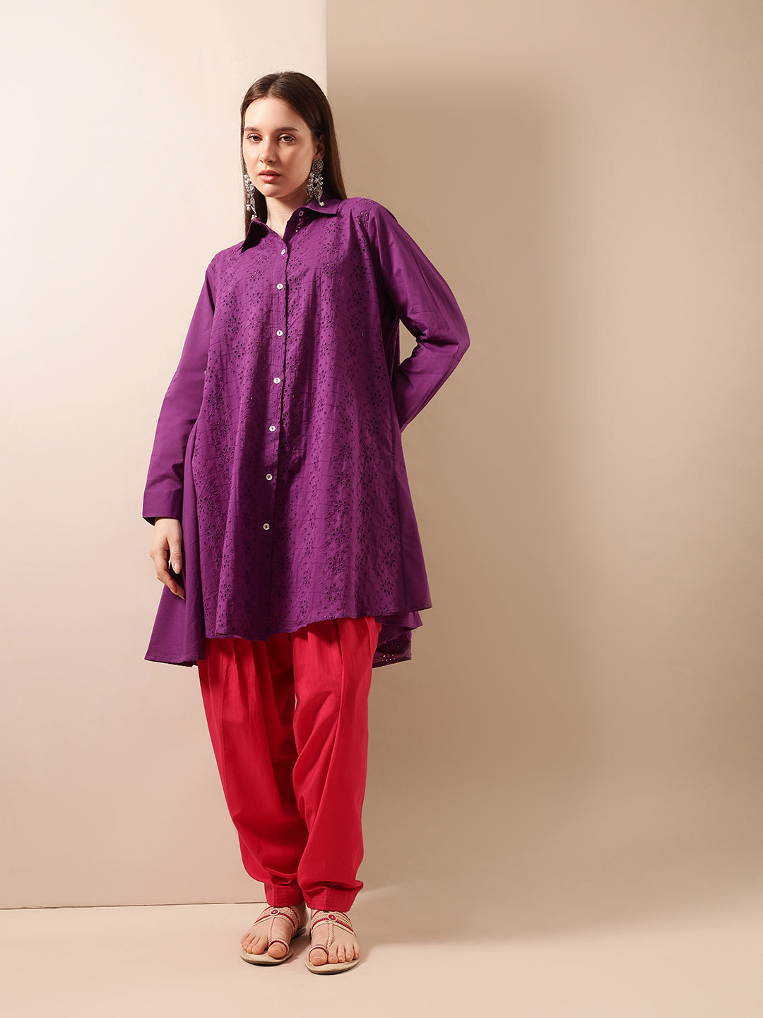 Graceful Natural A Line Tops