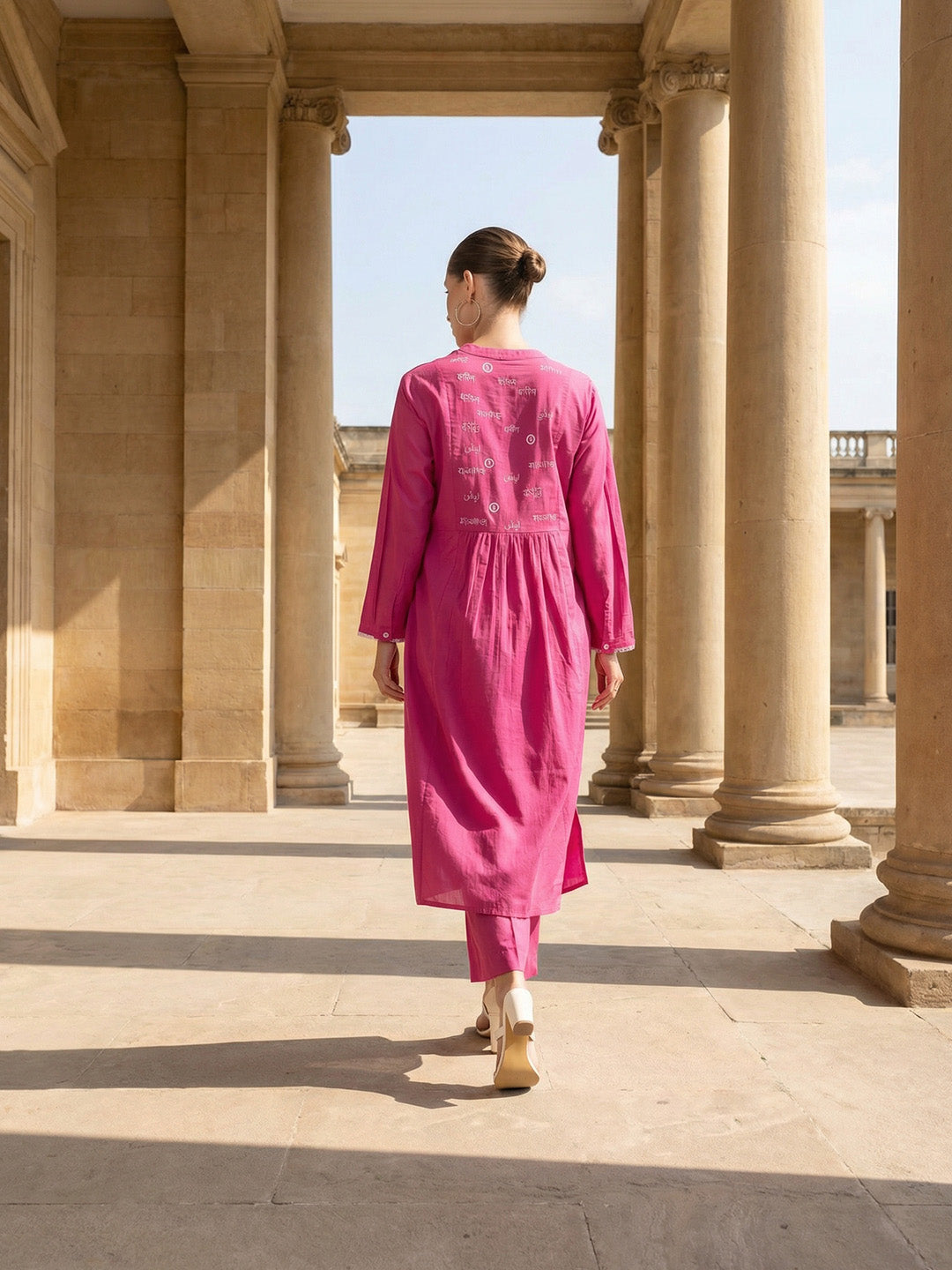 Comfy Pink Straight Kurta sets