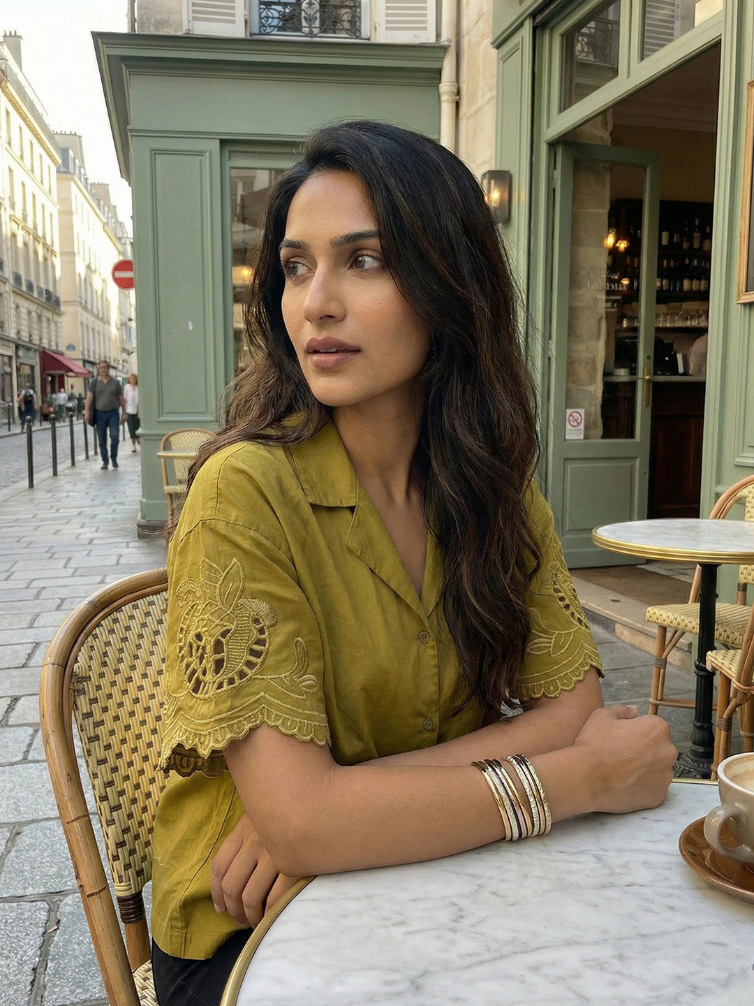 Comfy Olive green Straight Shirt