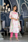 Floral Printed Pure Cotton Straight Kurta With Trousers & Dupatta