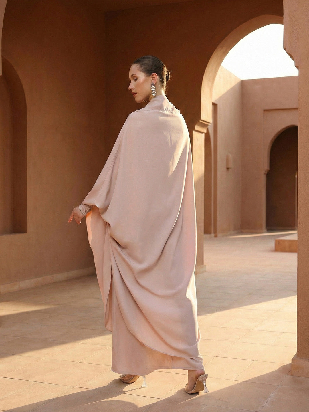 Rich Cream Relaxed Abaya