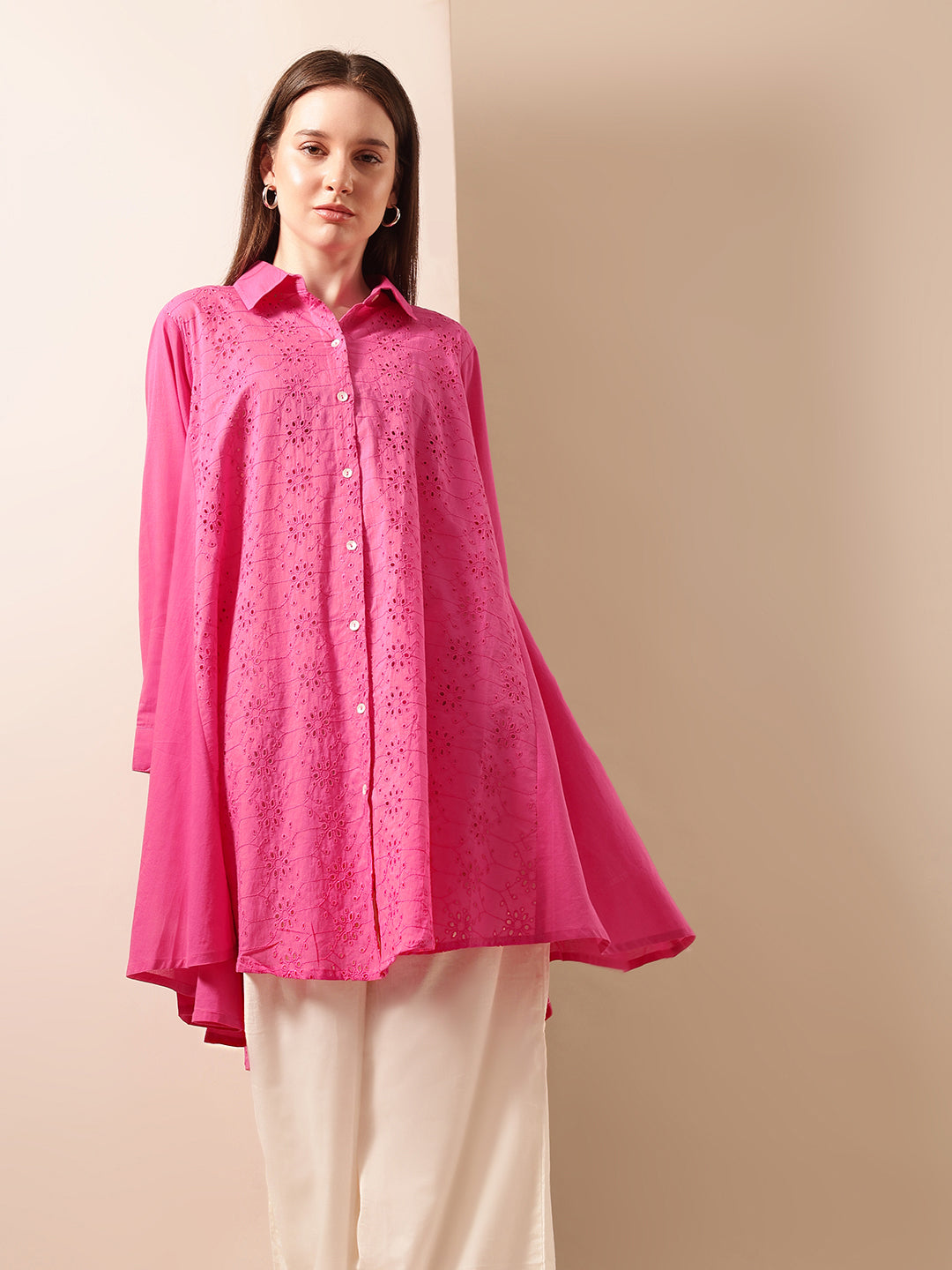 Graceful Natural A Line Tops