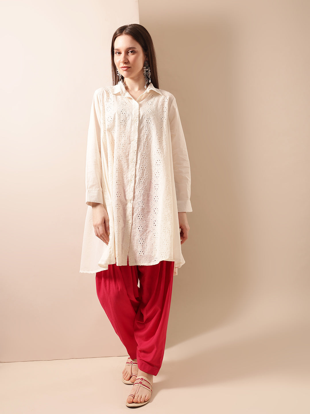 Graceful Natural A Line Tops