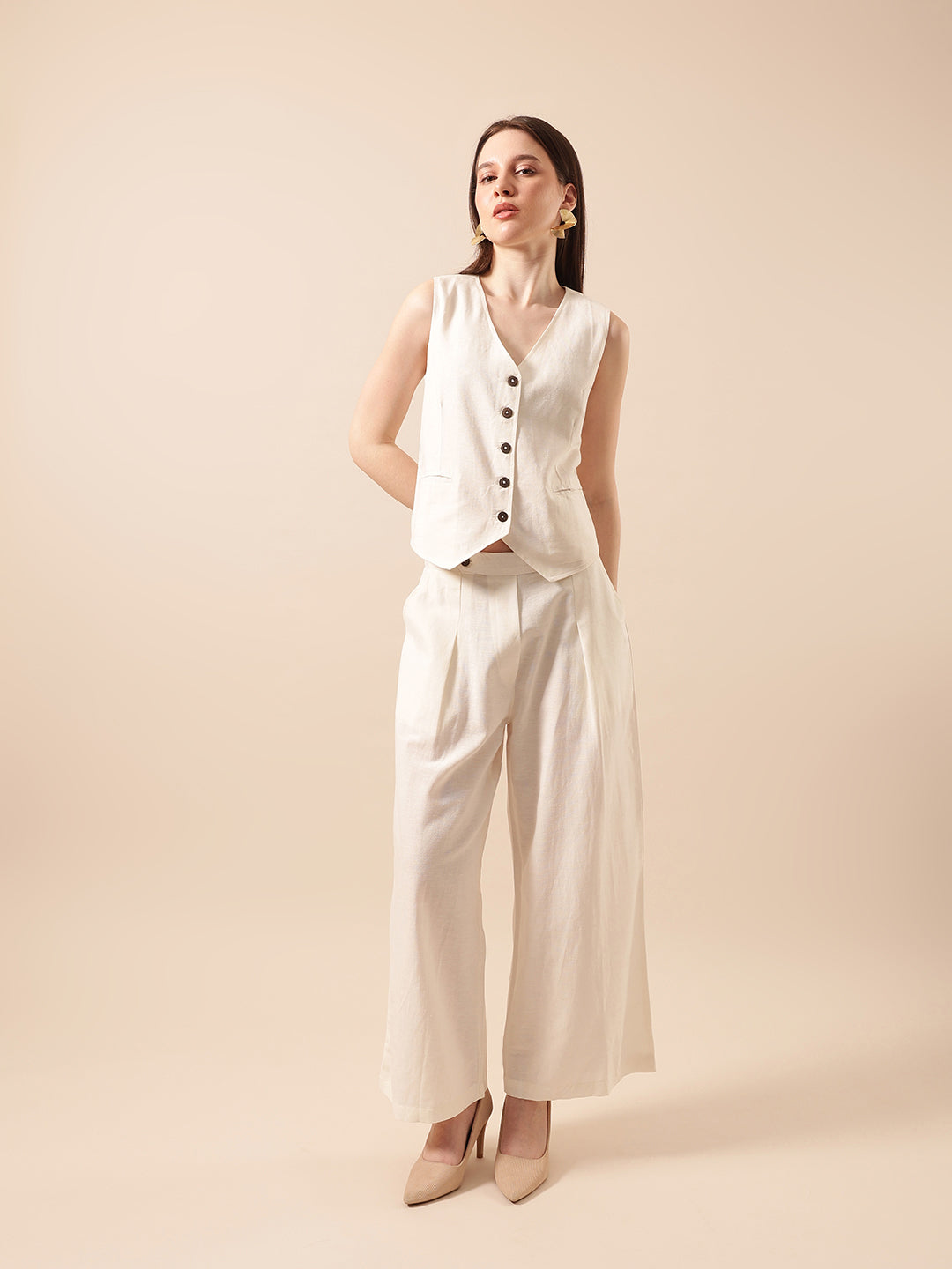 Comfy Natural Straight Co-Ords