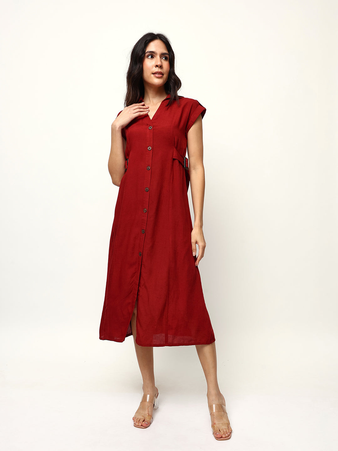 Comfy Rust   Straight Dresses