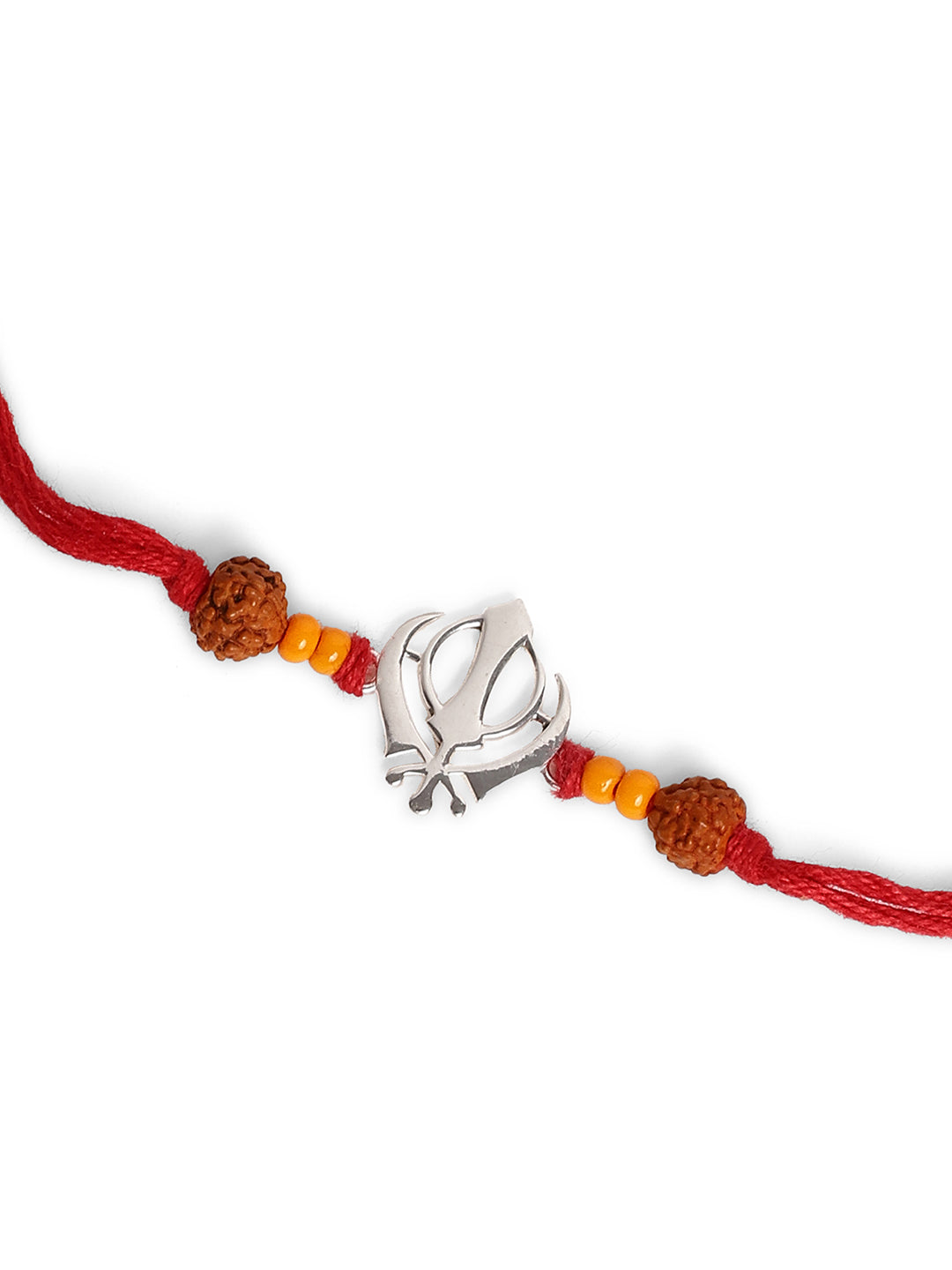 925 Silver Silver Plated Rakhi