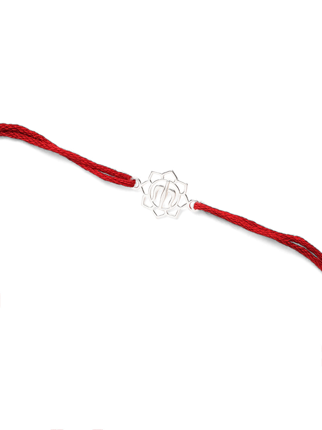 925 Silver Silver Plated Rakhi