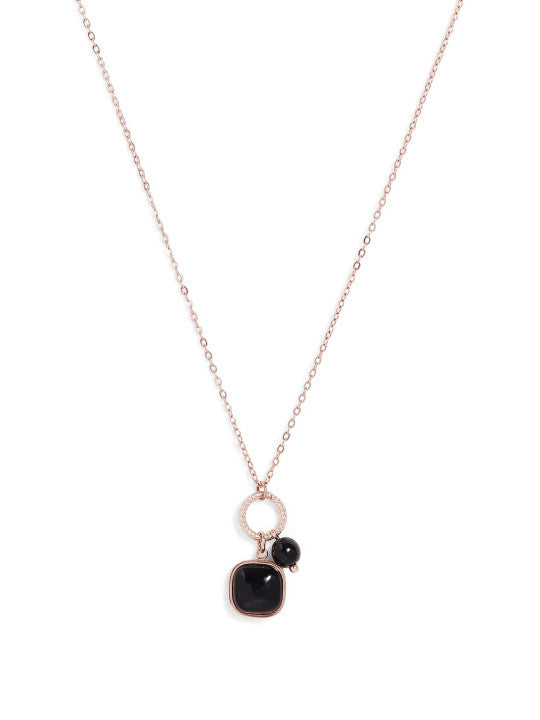 Ishin Black  Colour Gold Plated Chain