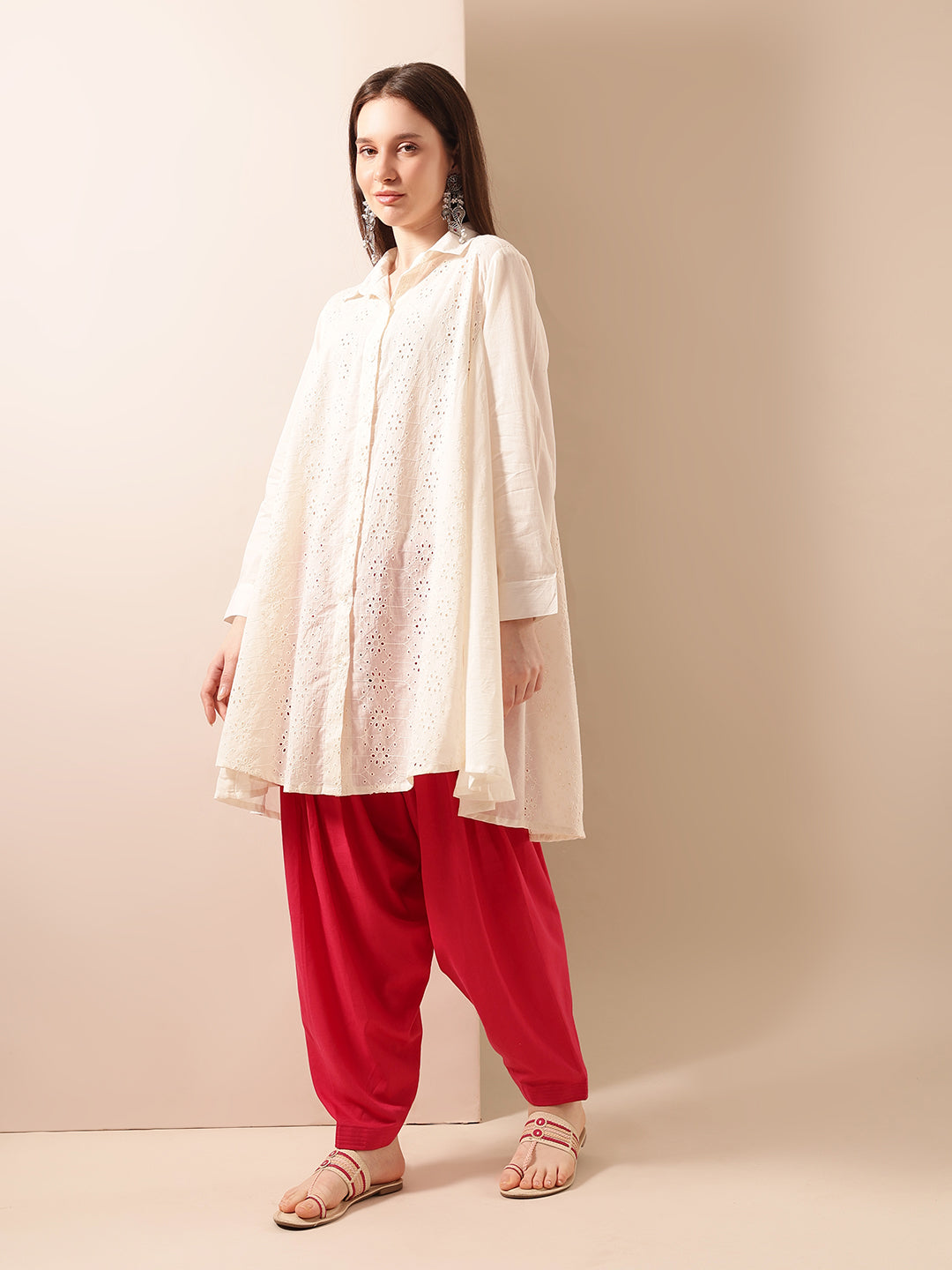 Graceful Natural A Line Tops