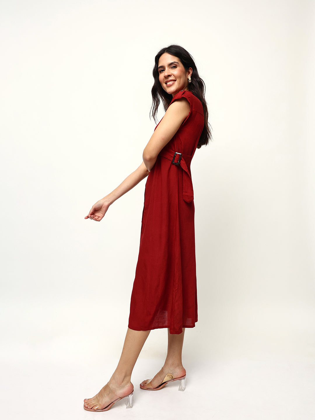 Comfy Rust   Straight Dresses