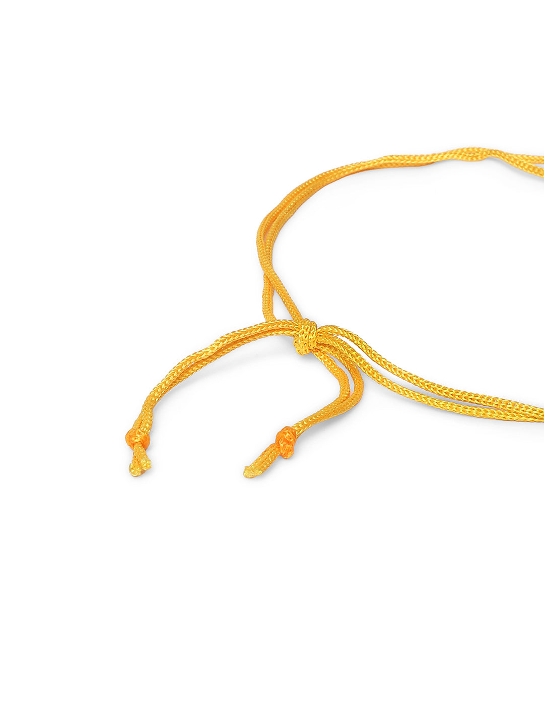 925 Silver White Colour Stoned Gold Plated Rakhi