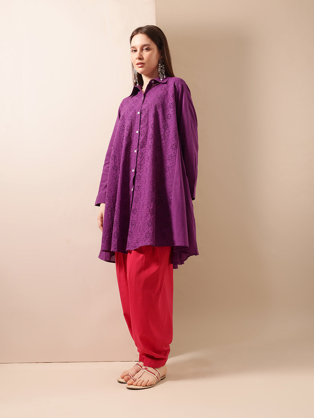 Graceful Natural A Line Tops