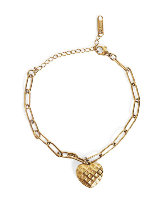 Ishin Black Colour Gold Plated Artificial Stones And Beads Armlet