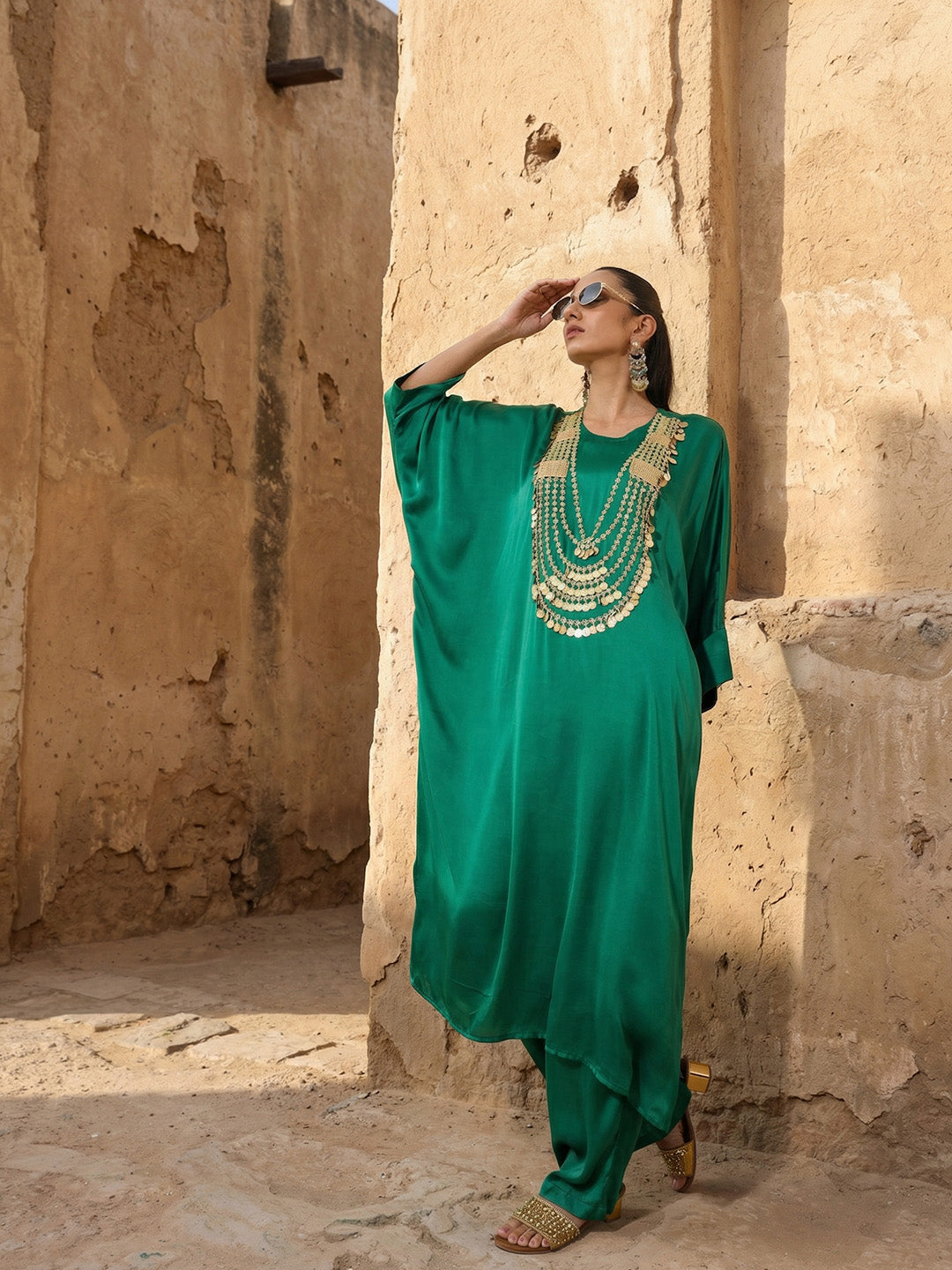 Rich Green  Relaxed Fit Co-ords