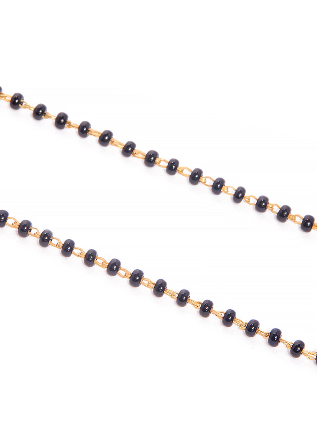 925 Silver Gold Plated Zircon Mangalsutra