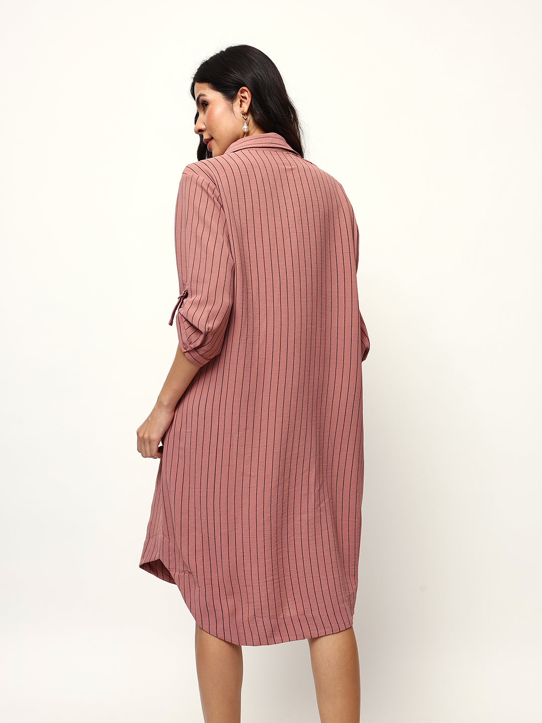 Comfy Rust   Relaxed Dresses|INWDRAW25511_RS