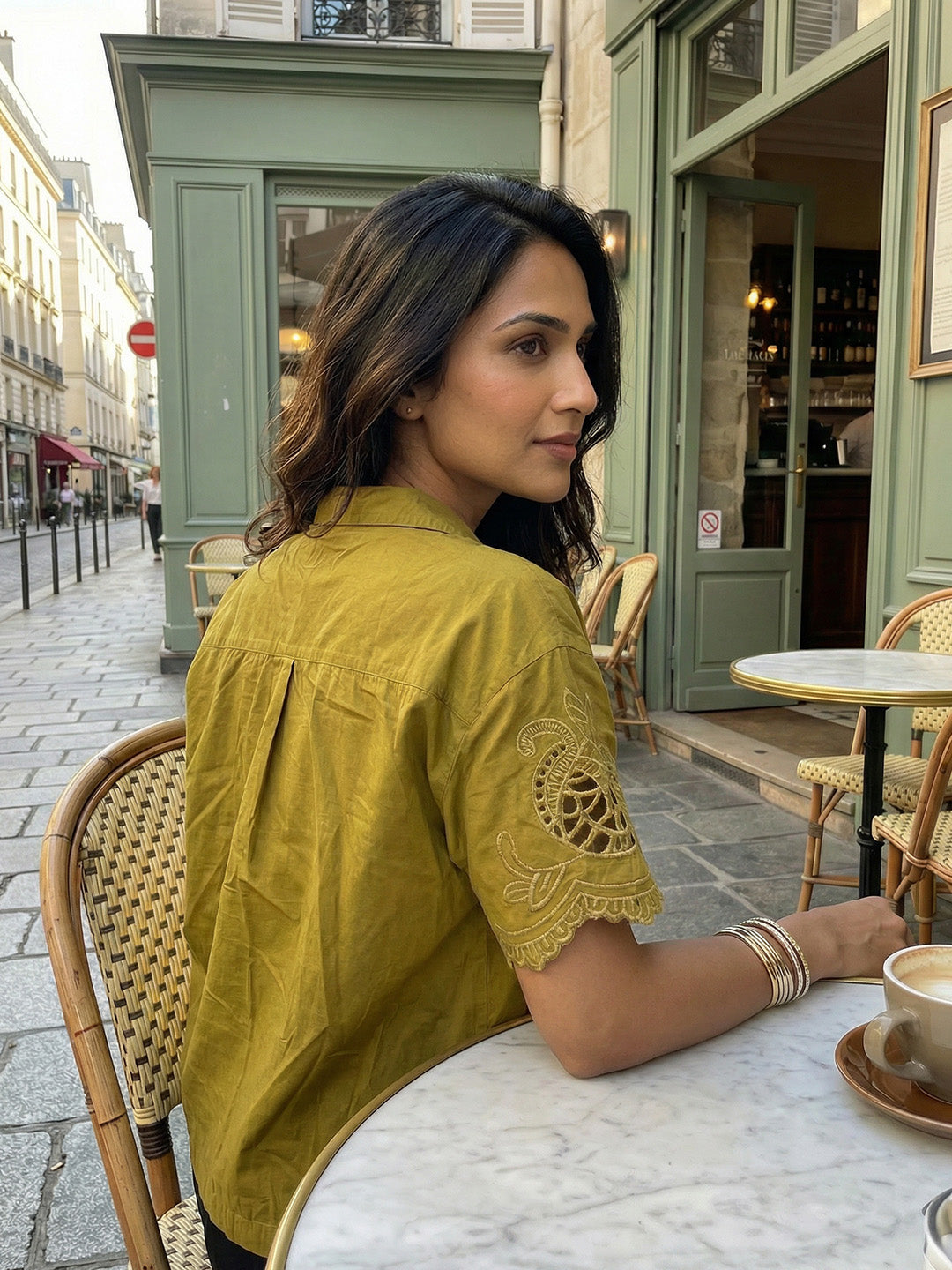 Comfy Olive green Straight Shirt