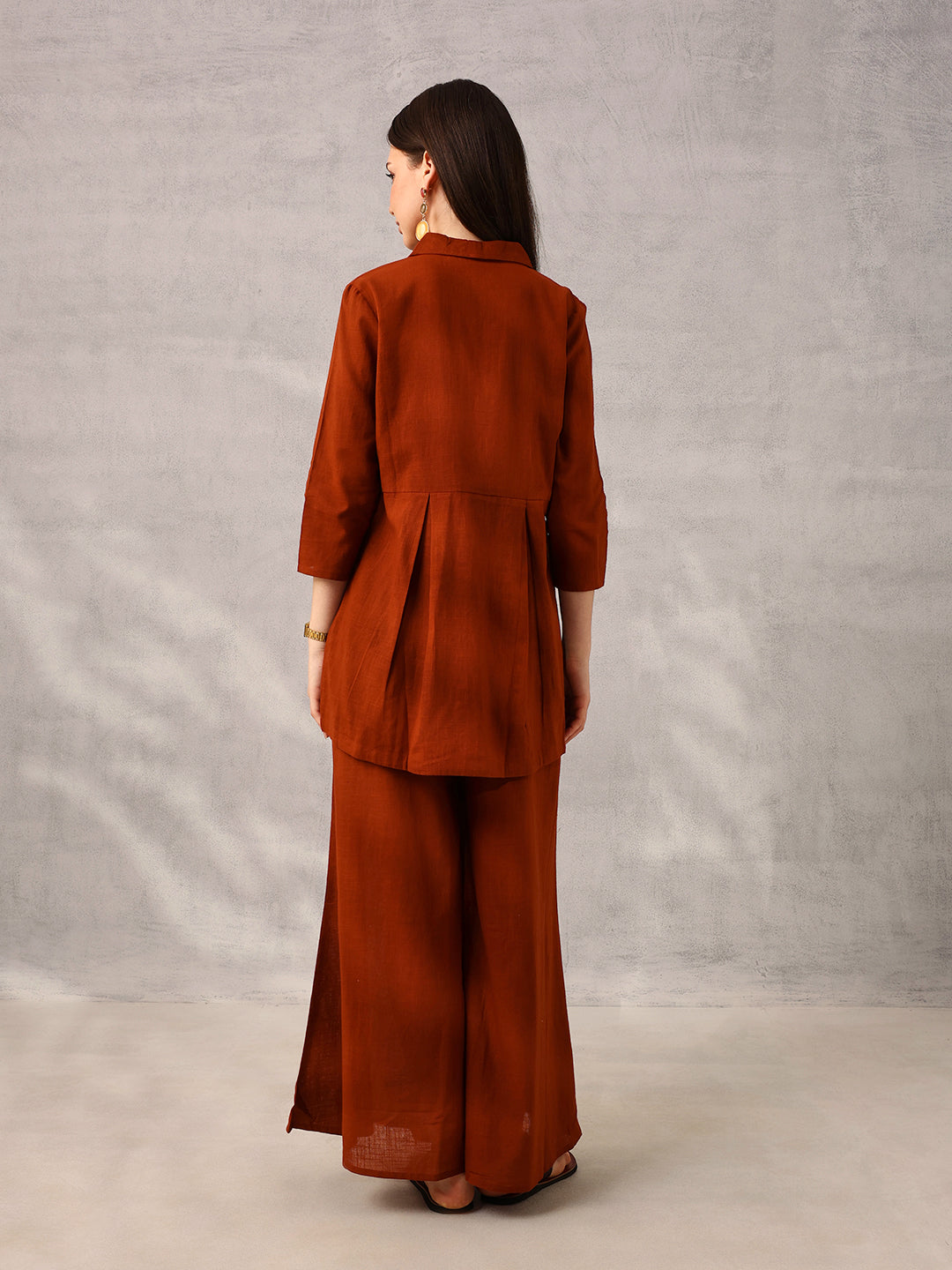 Rust Tailored Workwear Blazer with Trouser