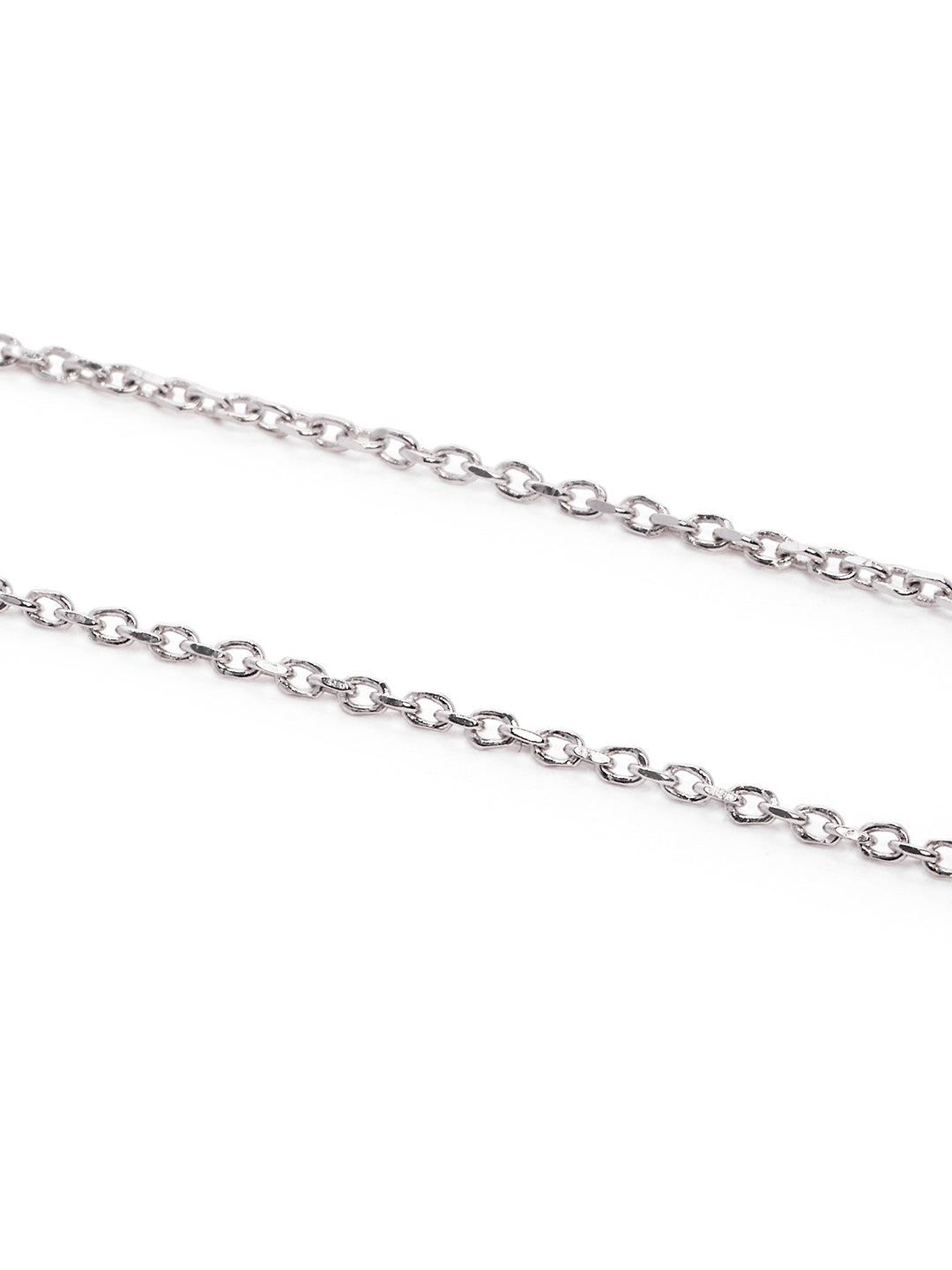 925 Silver Rodium Plated Zircon Fantasy Necklace