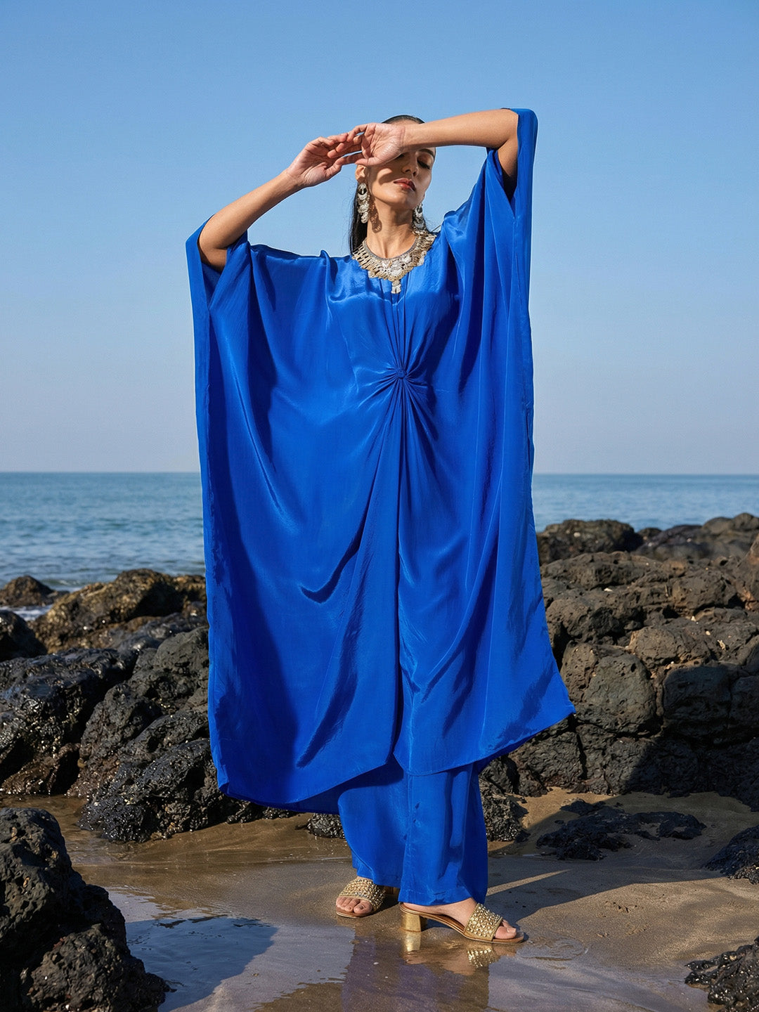 Rich Blue  Relaxed Fit Co-ords