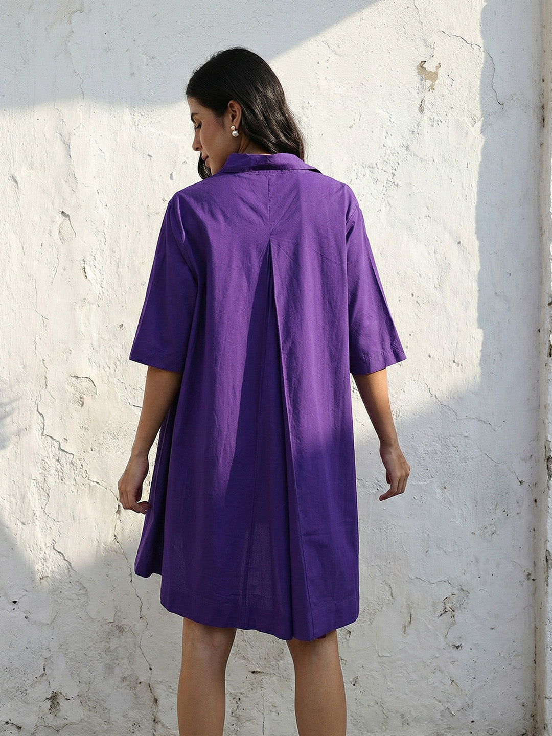 Comfy Purple A Line Dresses