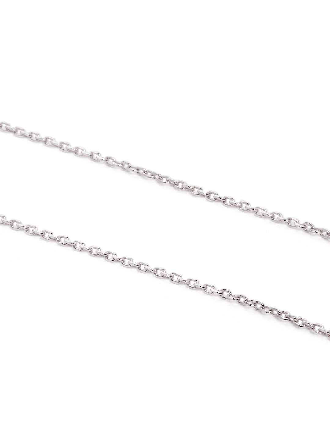 925 Silver Rodium Plated Zircon Pendant with Chain