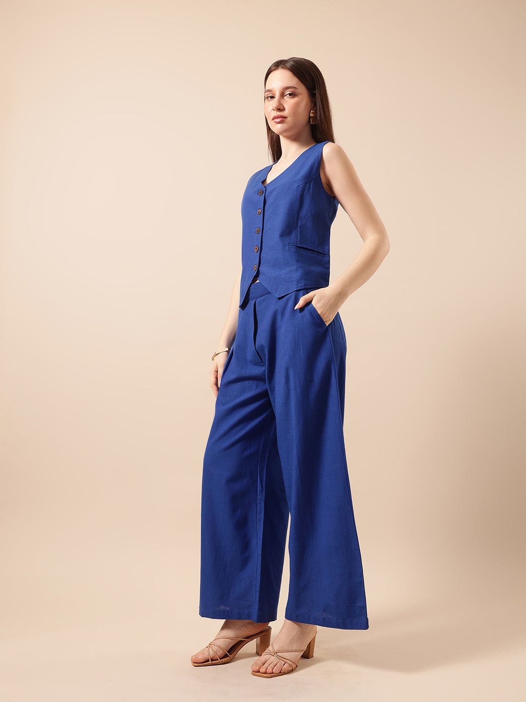 Comfy Royal Blue Straight Co-Ords