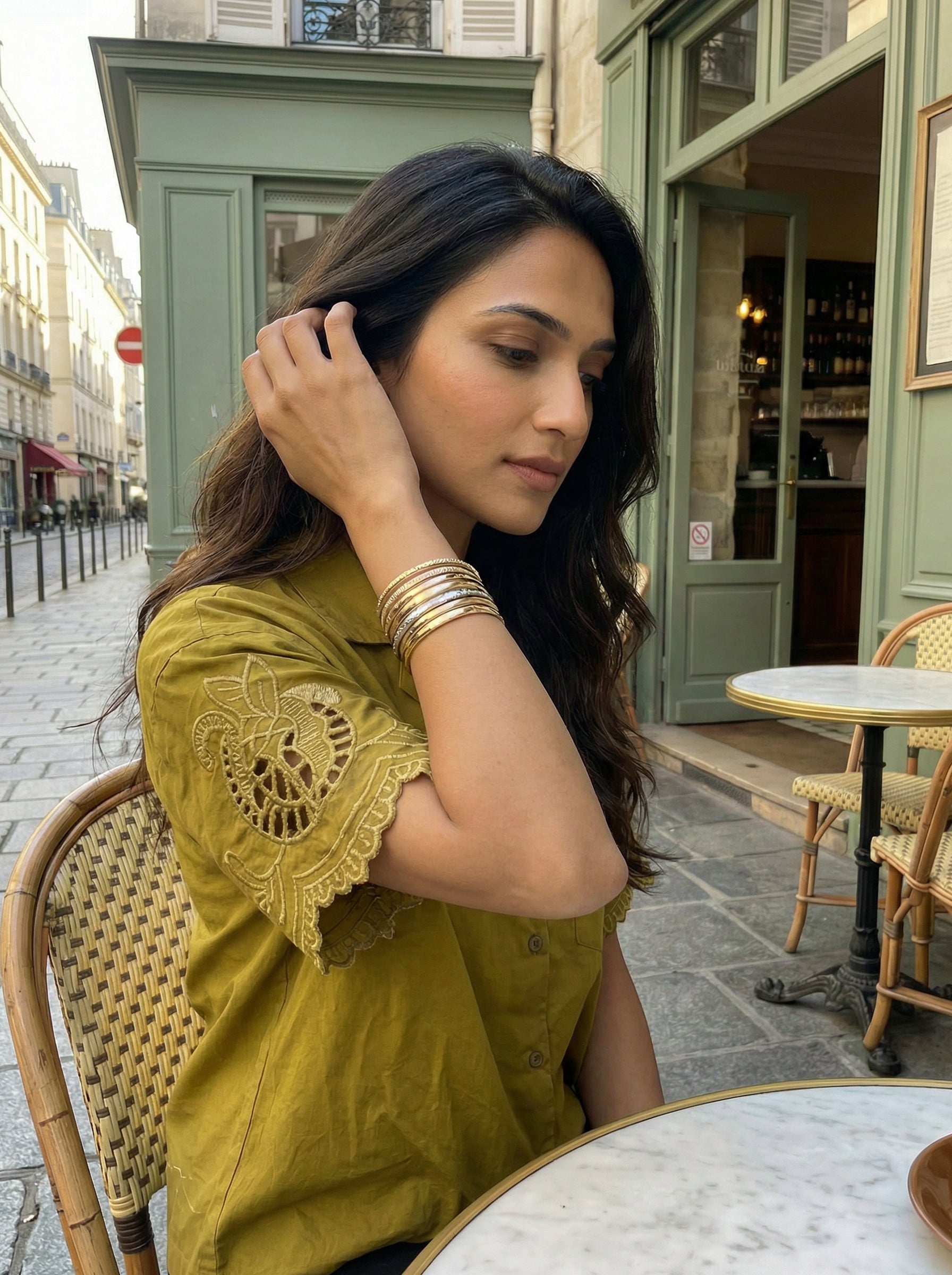 Comfy Olive green Straight Shirt